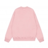 Ami Pairs 2022FW Macaron Little Heart Round Neck Sweatshirt pink 778