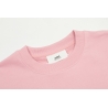 Ami Pairs 2022FW Macaron Little Heart Round Neck Sweatshirt pink 778