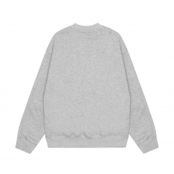 Ami Pairs 2022FW Macaron Little Heart Round Neck Sweatshirt grey 717