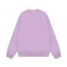 Ami Pairs  Macaron round neck big love sweatshirt Purple white 272