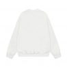 Ami Pairs 2022FW Macaron round neck big love sweatshirt White Black 074