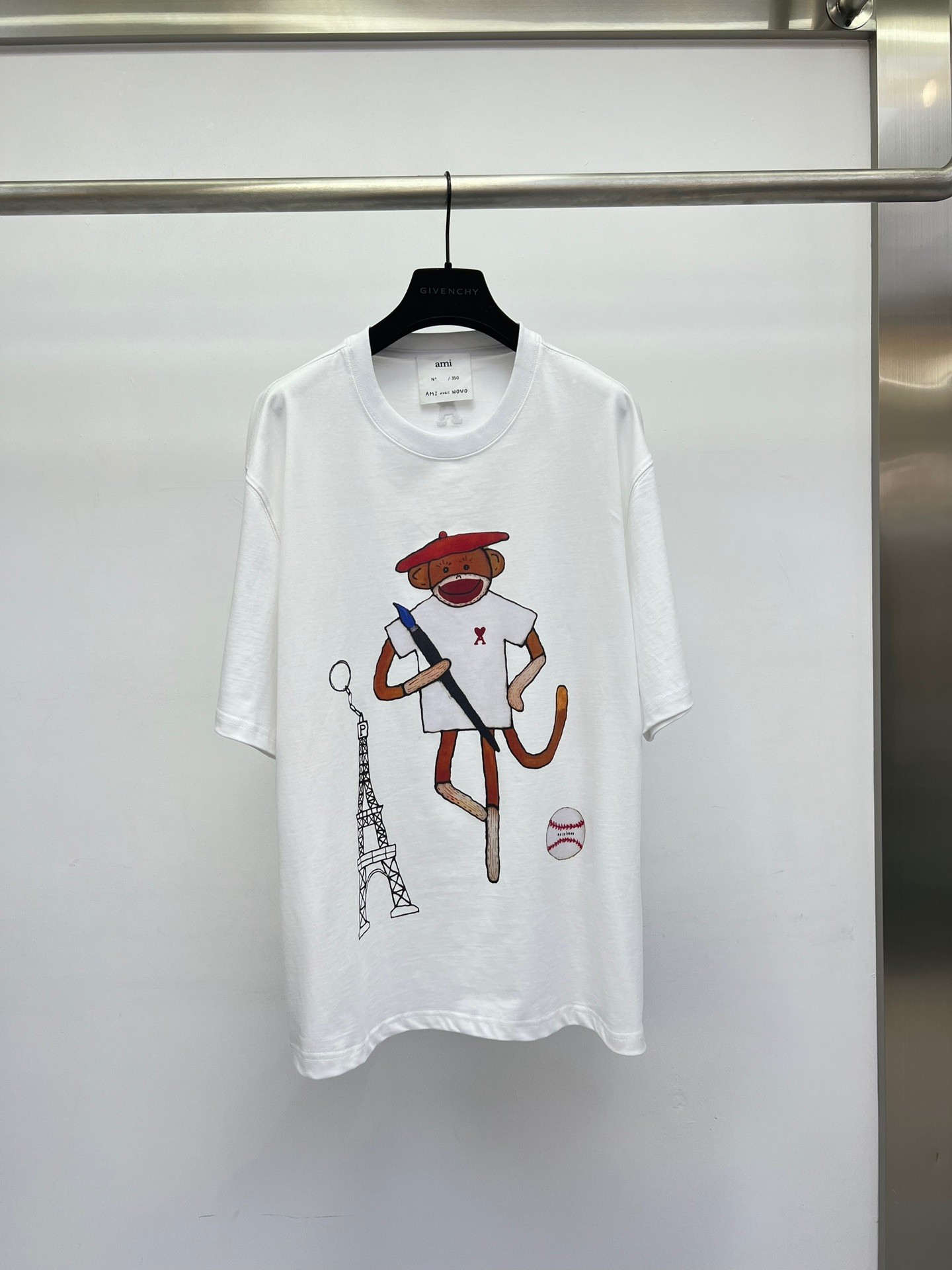 AMI NOVO joint limited print T-shirt 939