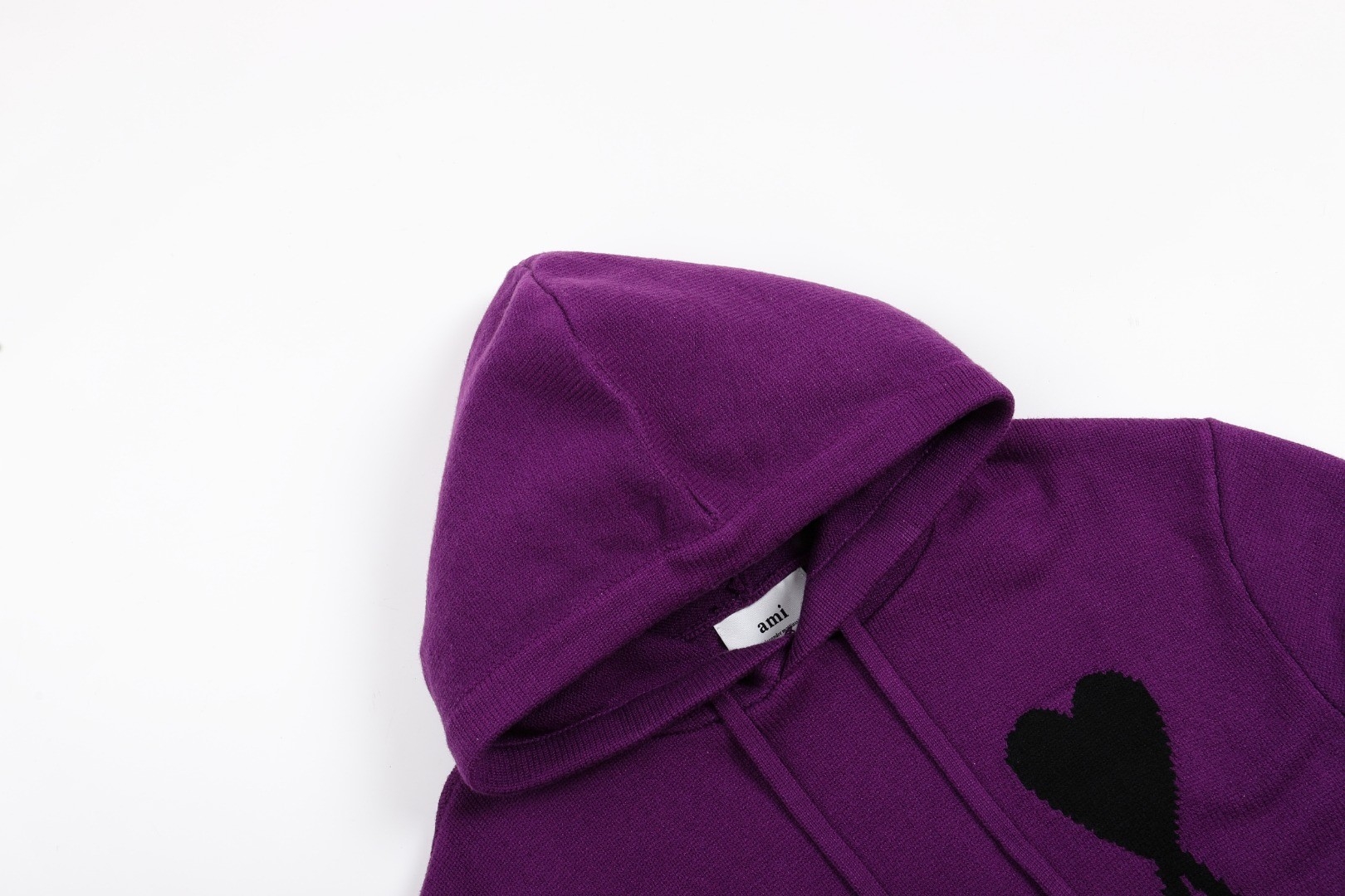 Ami paris Wool Hoodies Purple S-XL 954