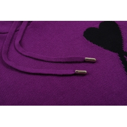 Ami paris Wool Hoodies Purple S-XL 954