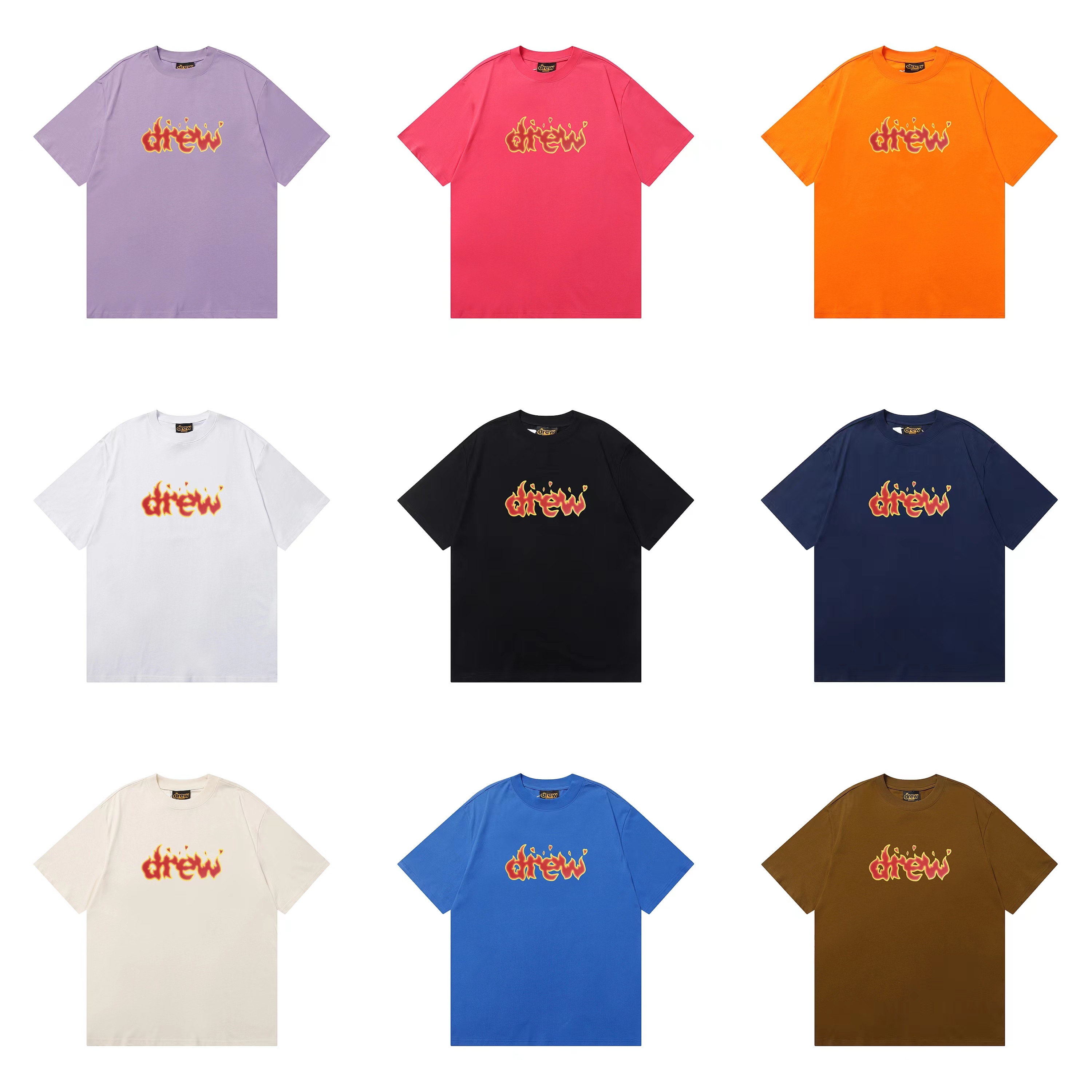 Drew T-shirt 9 colors S-XL 220