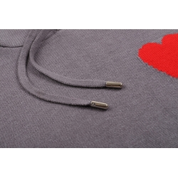 Ami paris Wool Hoodies Grey S-XL 770