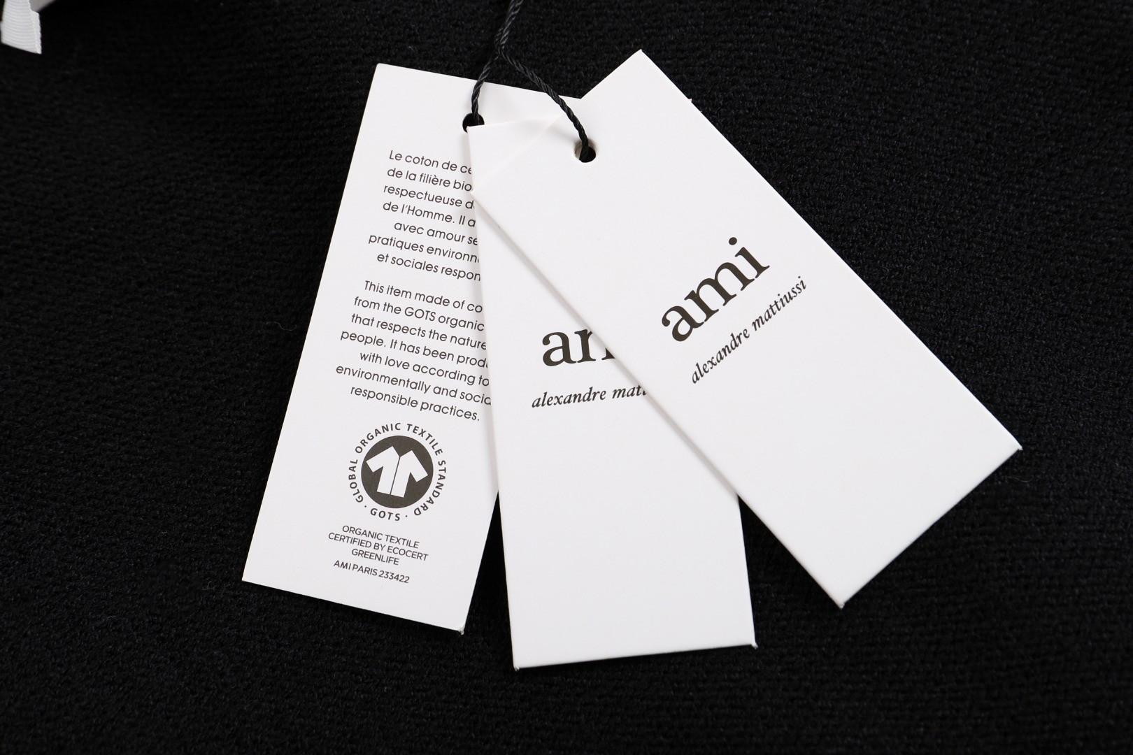 Ami paris Wool Hoodies Black S-XL 746