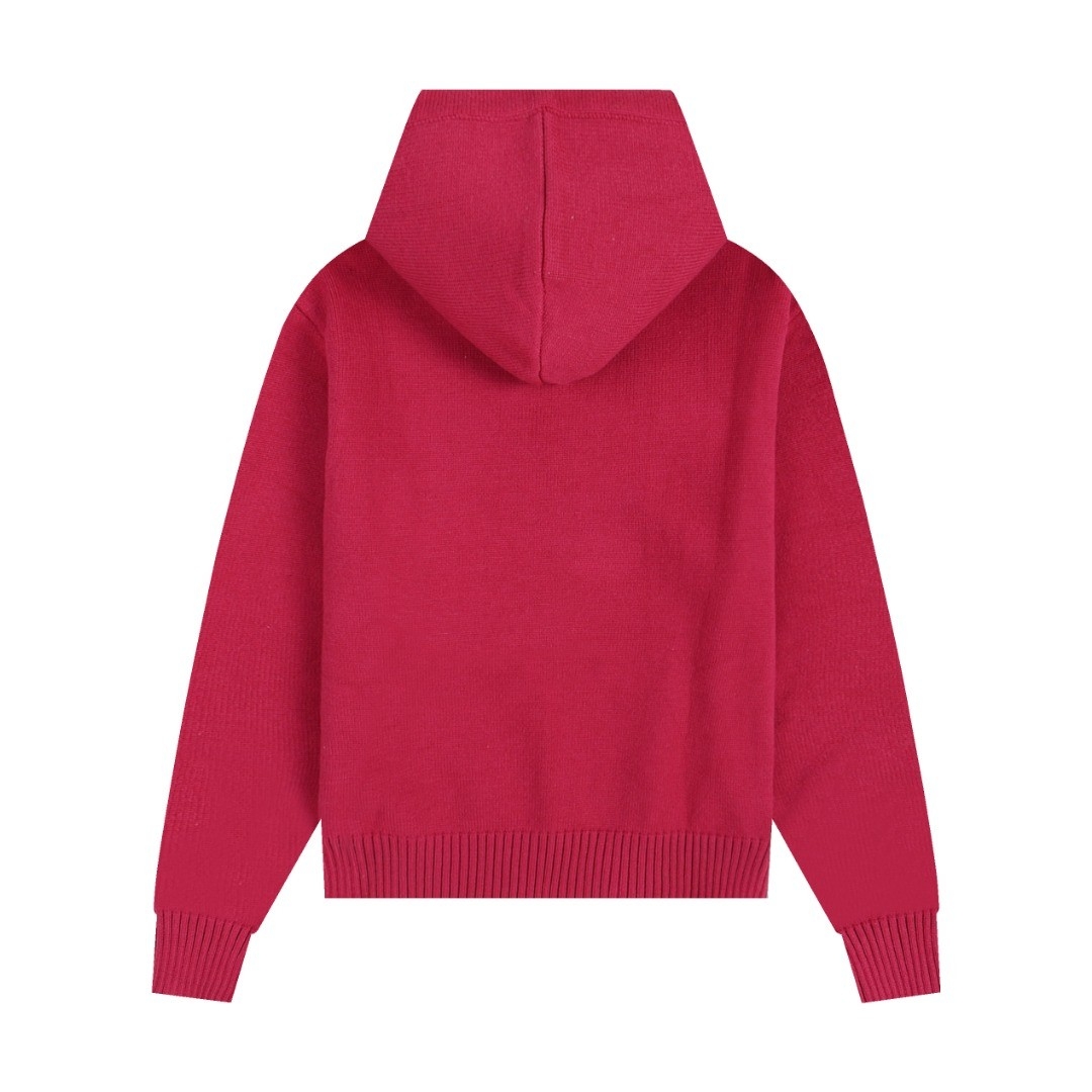 Ami paris Wool Hoodies Red S-XL 809