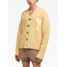 Ami paris new cloud alpaca cardigan knitted sweater jacket 711