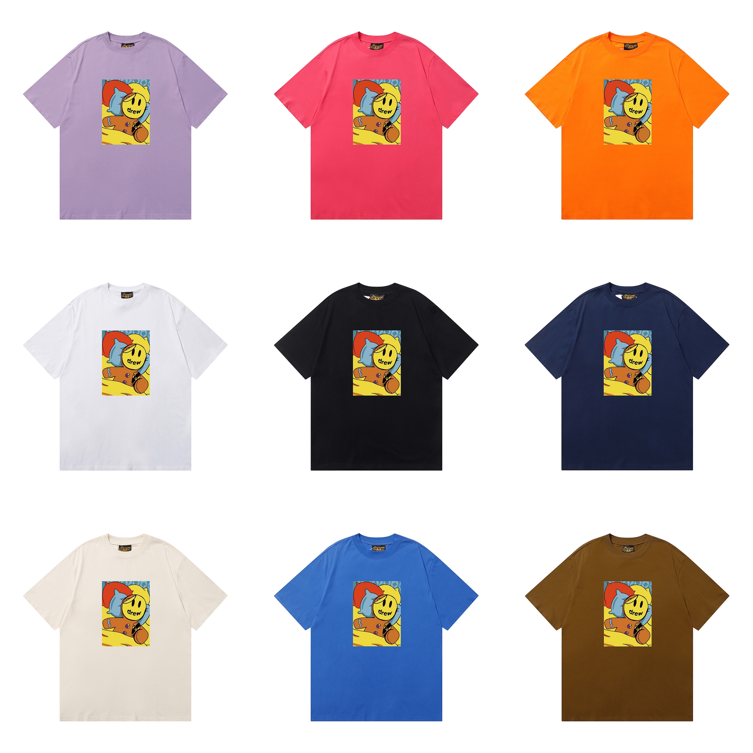 Drew T-shirt 9 colors S-XL 124