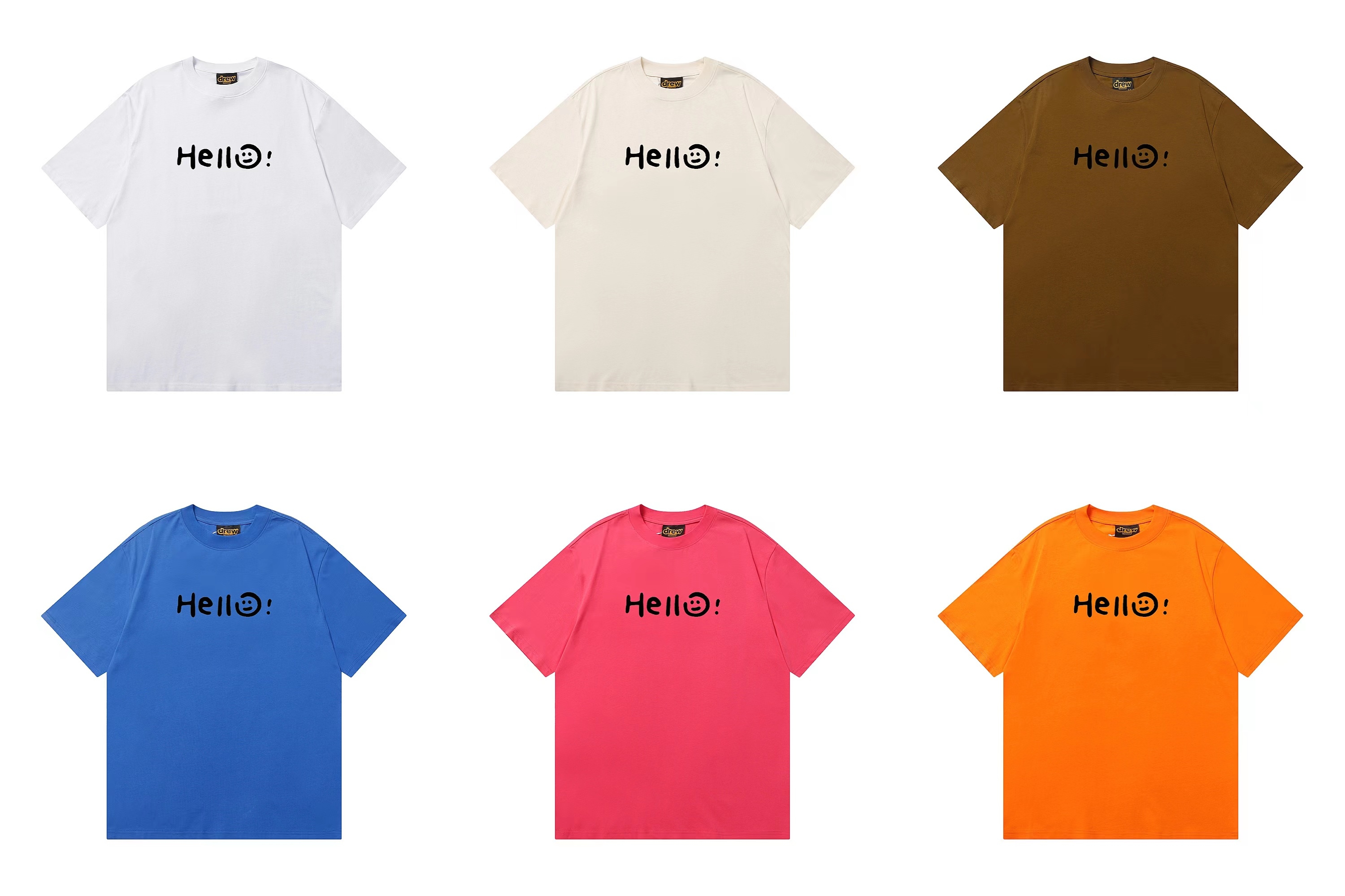 Drew T-shirt 9 colors S-XL 224