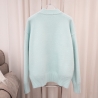 Ami paris new cloud alpaca cardigan knitted sweater jacket 993