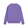 Ami paris Round neck Sweaters Purple 138