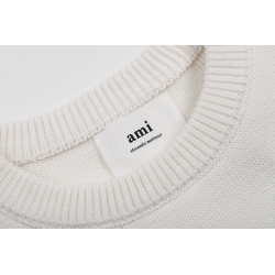 Ami paris Round neck Sweaters White 150