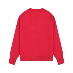 Ami paris Round neck Sweaters Red S-XL 163