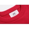 Ami paris Round neck Sweaters Red S-XL 163