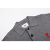 Ami paris Polo Sweaters Grey 120