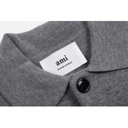 Ami paris Polo Sweaters Grey 120