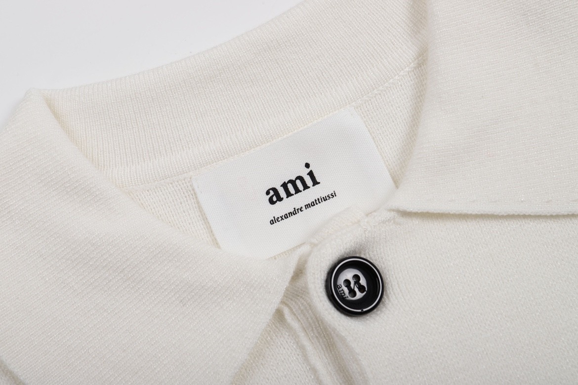 Ami paris Polo Sweaters White 752