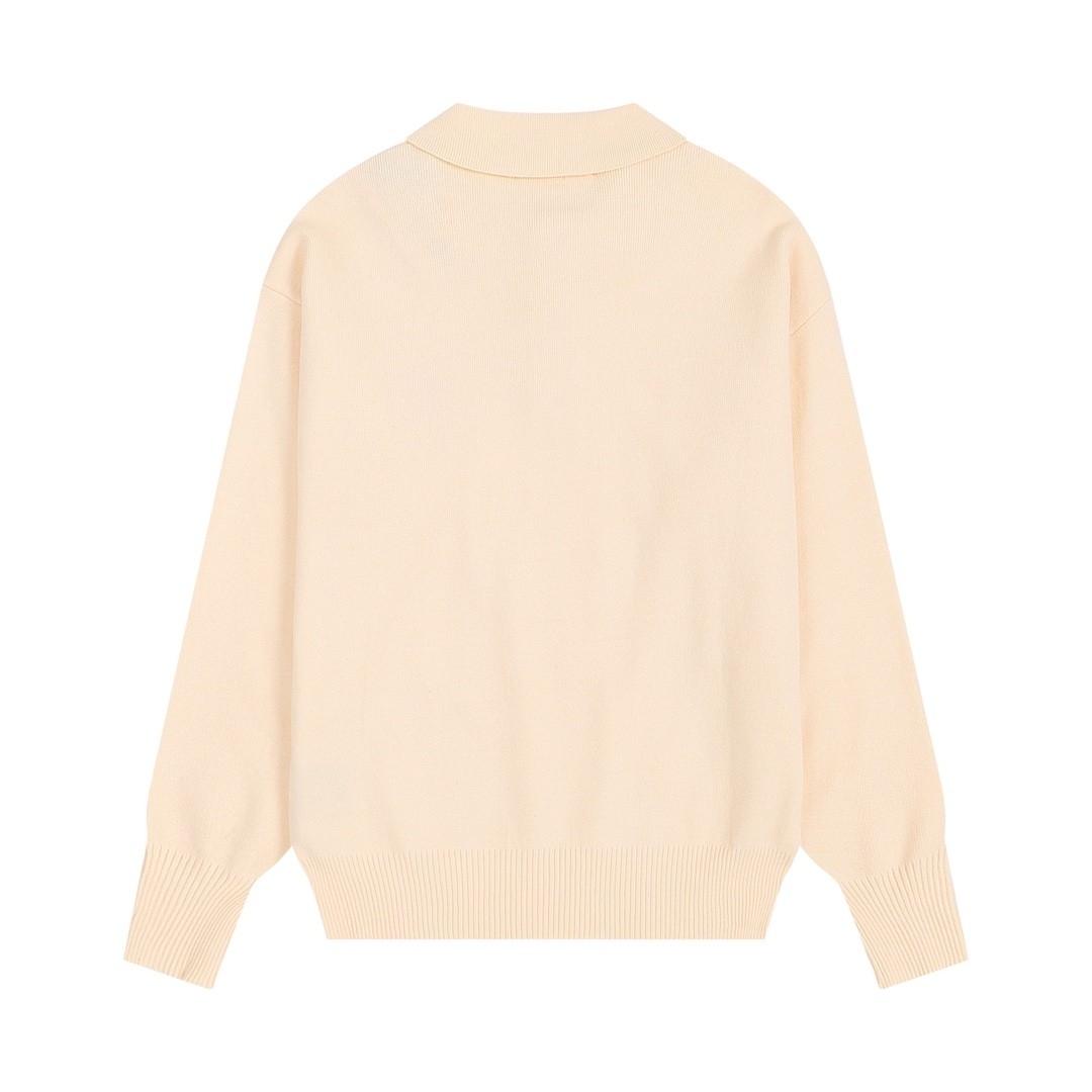 Ami paris Polo Sweaters Apricot 963