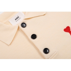 Ami paris Polo Sweaters Apricot 963