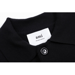 Ami paris Polo Sweaters Black 984