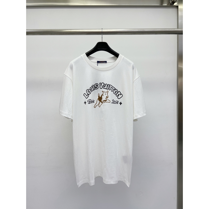 LV  Tyler collection  Jumping Dog T-shirts White XS-L