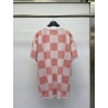 LV 24ss  Damier Marque L. Vuitton déposée T-shirts Red