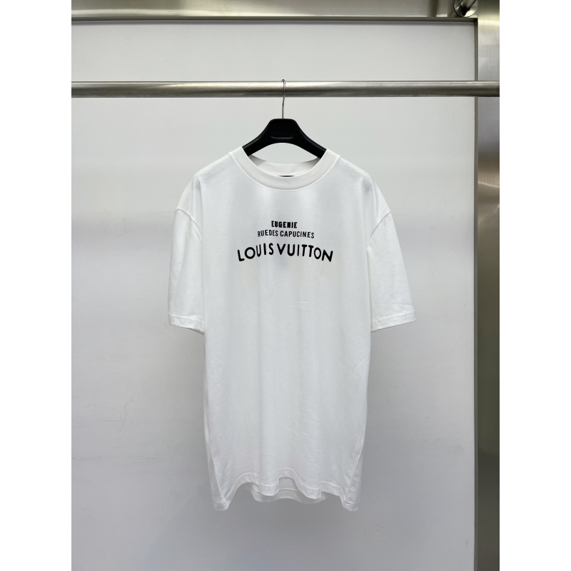 LV 24SS Damier Pontneuf T-shirts White