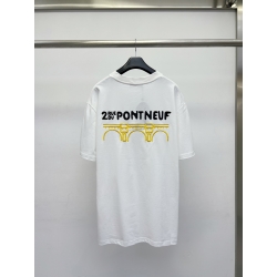 LV 24SS Damier Pontneuf T-shirts White