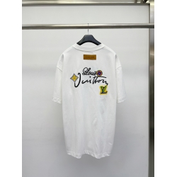 SS24 LV T-shirts Unisex White 2303