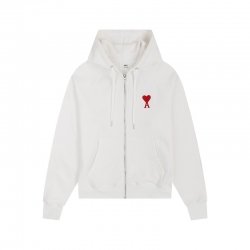 Ami Pairs 2024FW Macaron Middle Heart Hoodies