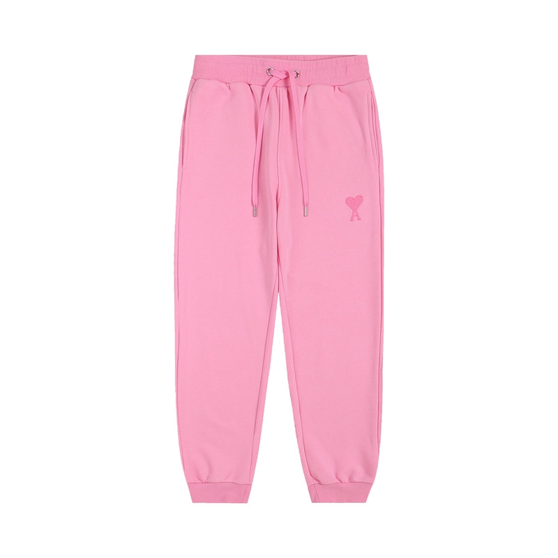 Ami Pairs 2024FW Macaron Middle Heart Pants S-XL