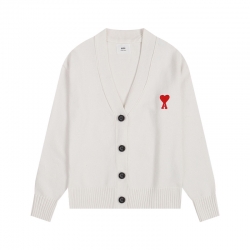 Ami Pairs 2024FW Macaron Middle Heart Sweater