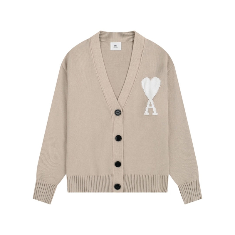 Ami Pairs 2024FW Macaron Large Heart Sweater