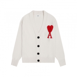 Ami Pairs 2024FW Macaron Large Heart Sweater