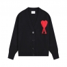 Ami Pairs 2024FW Macaron Large Heart Sweater