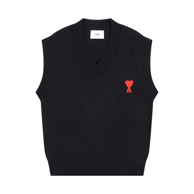 Ami Pairs 2024FW Middle Heart Vest