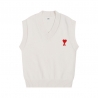 Ami Pairs 2024FW Middle Heart Vest