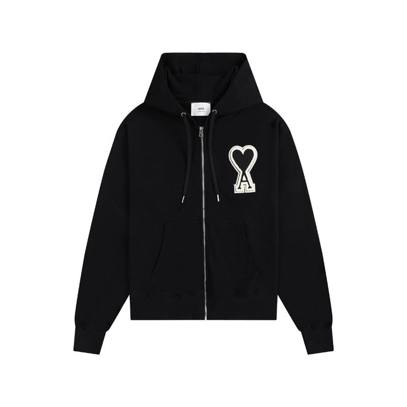 Ami Pairs 2024FW Macaron Big Chapter Hoodies