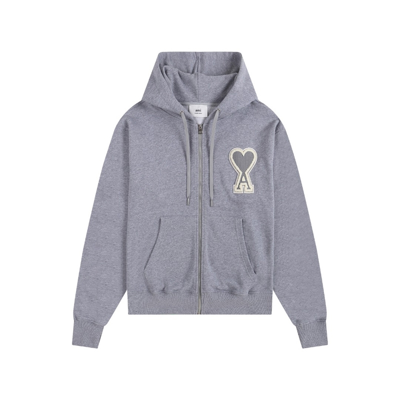 Ami Pairs 2024FW Macaron Big Chapter Hoodies