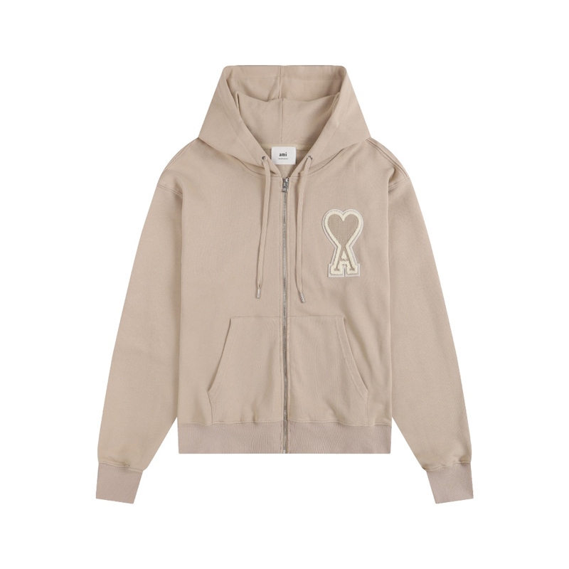 Ami Pairs 2024FW Macaron Big Chapter Hoodies