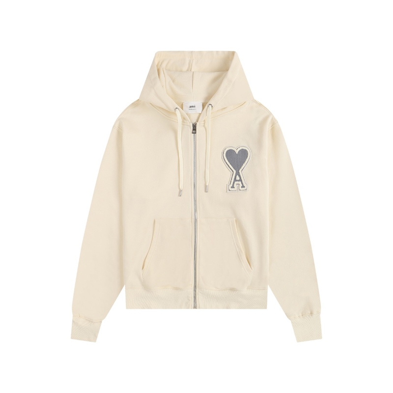 Ami Pairs 2024FW Macaron Big Chapter Hoodies